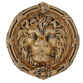 Кольцо для двери УЦЕНКА "Лев", 2 × 21 × 24 см