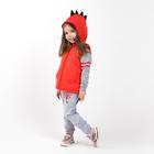 Жилет детский, цвет красный, рост 104-110 см - фото 797474761