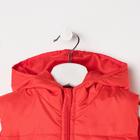 Жилет детский, цвет красный, рост 104-110 см - фото 798871635