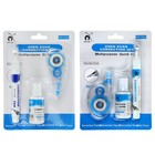 Corrector tape, 6 x 5 mm, with the corrector 18 ml with corrective pencil 7 ml, ZHEN XUAN, metal tip, solvent-based "" Corrector tape, 6 x 5 mm, with the corrector 18 ml with corrective pencil 7 ml, ZHEN XUAN, metal tip, solvent-based ""