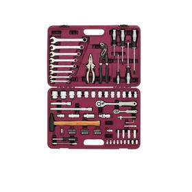 Набор инструментов UTS0077 Thorvik 52802, универсальный, 1/4", 1/2"DR, 77 предметов 5927379