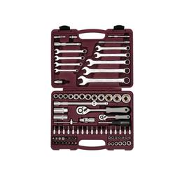 Набор инструментов UTS0082 Thorvik 52060, универсальный, 1/4", 1/2"DR, 82 предмета 5927382