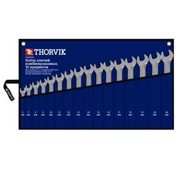 Набор ключей Thorvik 52048, комбинированных, в сумке, 6-24 мм, 16 предметов 5927400