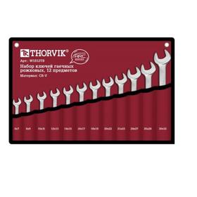 Набор ключей W1S12TB Thorvik 52616, рожковых, серии ARC, в сумке, 6-32 мм, 12 предметов 5927422