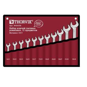 Набор ключей W1S11TB Thorvik 52615, рожковых, серии ARC, в сумке, 8-32 мм, 11 предметов 5927423