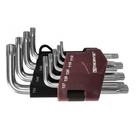 Набор ключей торцевых Thorvik 53140, TORX, коротких, с штифтом, Т10H-T50H, 9 предметов 5927426 - фото 99471