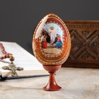 Яйцо сувенирное "Воскресенье Христово", на подставке - фото 4206602