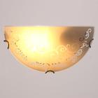 Светильник "Виктория" моллир., 1х60Вт Е27, хром, d=30 см,  h=5,5 см - фото 3455124