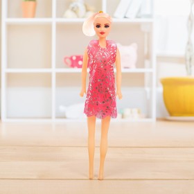 Doll "Oksana" in dress, MIX
