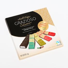 Ассорти шоколадных мини-батончиков Grazioso Selection Cremy-Style, 200 г
