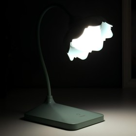 Лампа настольная 16265/1 LED 3Вт АКБ диммер зеленый 11х14,4х40 см - фото 10599960
