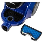 Пылесос Samsung SC-4520, 1600/350 Вт, 1.3 л, 2 насадки, 6 м, сине-чёрный - фото 48978