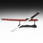 Souvenir weapon "katana on a stand", floral pattern on the sheath