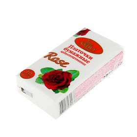 Платочки бумажные с ароматом розы, двухслойные (10 набор)