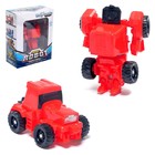 Робот «Автобот», трансформируется, цвет красный - фото 7167711