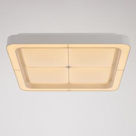 Люстра с ПДУ 60407/1 LED 144Вт диммер 3000-6000К белый 50х50х8 см