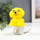 Ночник "Собачка" LED МИКС 5,5х9х10 см в наличии - фото 109754252