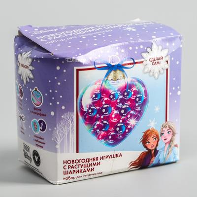 Set for creativity "Christmas toy with growing balls", Cold heart