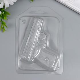 Пластиковая форма "Пистолет" 10х8 см