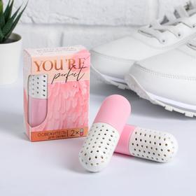 Refreshing capsules for shoes 