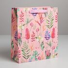 Пакет ламинированный вертикальный «С 8 Марта», ML 23 × 27 × 11,5 см 5161329