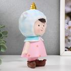 Сувенир полистоун "Малышка в шапочке единорога" 15,5х8,5х5,5 см - фото 797501491