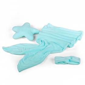 Мягкая игрушка-комплект «Сны русалки», цвет тиффани , 175х50 см