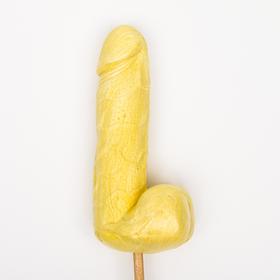 Карамель на палочке «Мега Мистер», жёлтый, 140 г