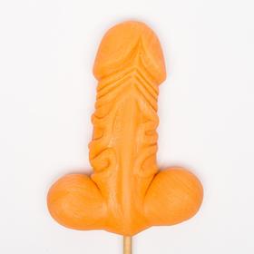 Карамель на палочке «Влечение», оранжевый, 140 г