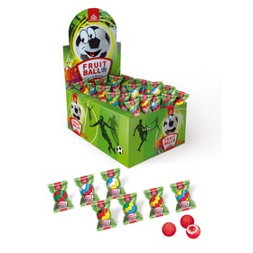 Жевательная резинка Fruit Ball с начинкой тутти-фрутти, 4 г (100 шт)