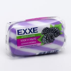 Крем-мыло EXXE 1+1 «Ежевика», 80 г