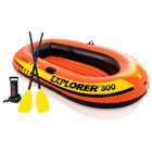 Лодка Explorer 300, 3 местная, 211 х 117 х 41 см, от 6 лет, вёсла, насос, до 186 кг, 58332NP INTEX Лодка Explorer 300, 3 местная, 211 х 117 х 41 см, от 6 лет, вёсла, насос, до 186 кг, 58332NP INTEX
