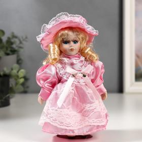 Кукла коллекционная керамика "Малышка Майя в розовом платье" 20 см в Донецке