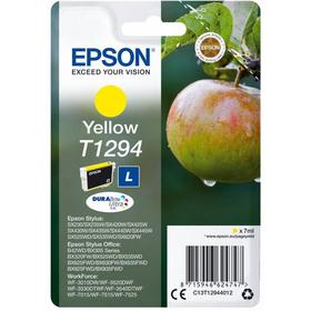 Картридж струйный Epson T1294 C13T12944012 желтый для Epson SX420W/BX305F (7мл)