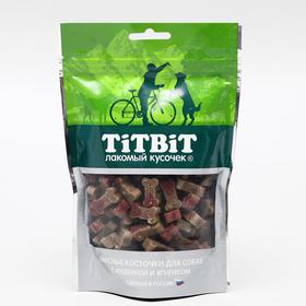 Мясные косточки TitBit для собак, с индейкой и ягненком, 145 г