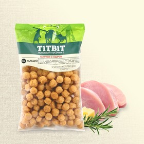 Шарики с сыром TitBit "Золотая коллекция" для собак, 95 г