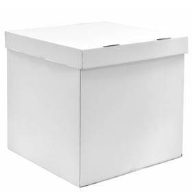 Коробка для воздушных шаров Белый, 70*70*70 см, набор 5 шт.