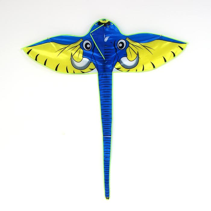 Воздушный змей «Слон», с леской, цвета МИКС - фото 6229515