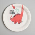 Тарелка бумажная «Динозавр», набор 6 шт. - фото 6712740