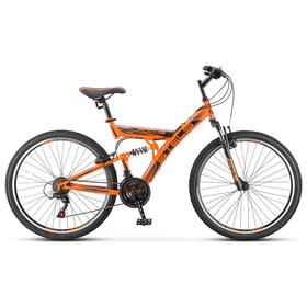 Велосипед 26" Stels Focus V, V030, цвет оранжевый/черный, размер рамы 18"