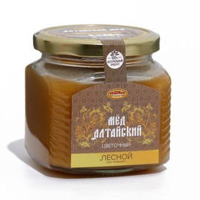 Мёд алтайский лесной, натуральный цветочный, 500 г