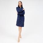 Рубашка (сорочка) женская KAFTAN "Горошек", син, р. 44-46 - фото 799077994