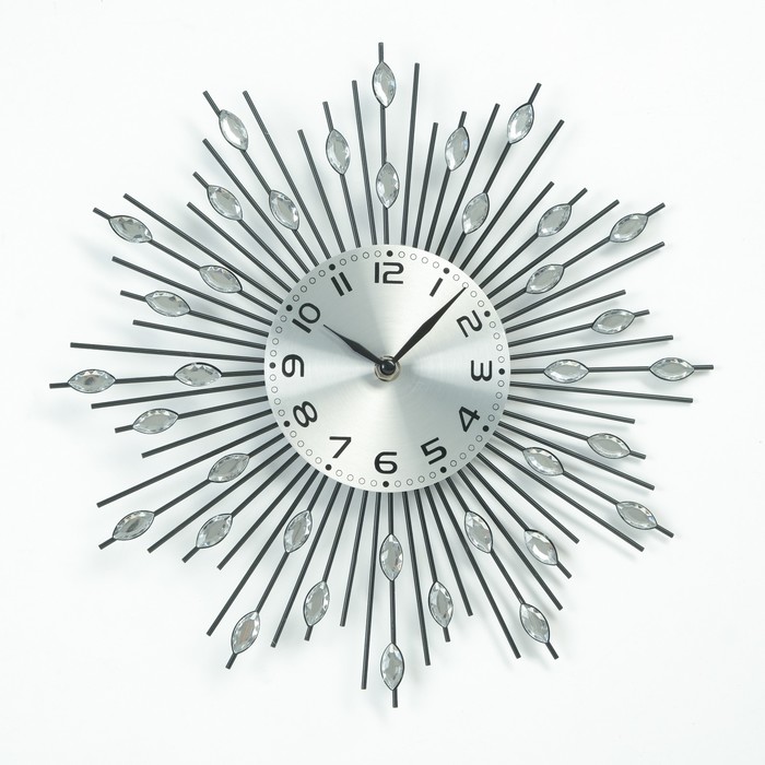 Часы настенные, серия: Ажур, "Лучики", d=33 см - фото 876820