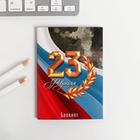 Набор «Сильному. Смелому. Бесстрашному»: обложка на паспорт ПВХ, блокнот А6, ручка пластик - фото 108009417