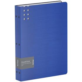 Папка 80 вкладышей А4 1800мкм Berlingo "Steel&Style", 45мм, пластик (полифом), синяя