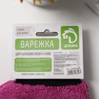 Варежка для уборки Доляна, 22×26 см, 40 гр, двухсторонняя, мягкая, микрофибра 5308316 Варежка для уборки Доляна, 22×26 см, 40 гр, двухсторонняя, мягкая, микрофибра 5308316