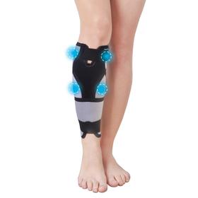 Bandage for the thigh and lower leg with biomagnetic medical applicators - 