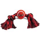 Игрушка для собак Triol Marvel "Человек-паук. Верёвка и мяч", 7х 31 см - фото 7892137
