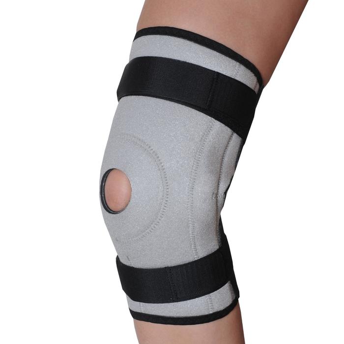 Бандаж для коленного сустава - "Крейт" (№1, универсальный, серый) F-522 - фото 1204608