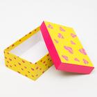 Набор коробок 3 в 1 "Любовь это…", розовый, 23 х 16 х 9,5 - 19 х 12 х 6,5 см 6489491